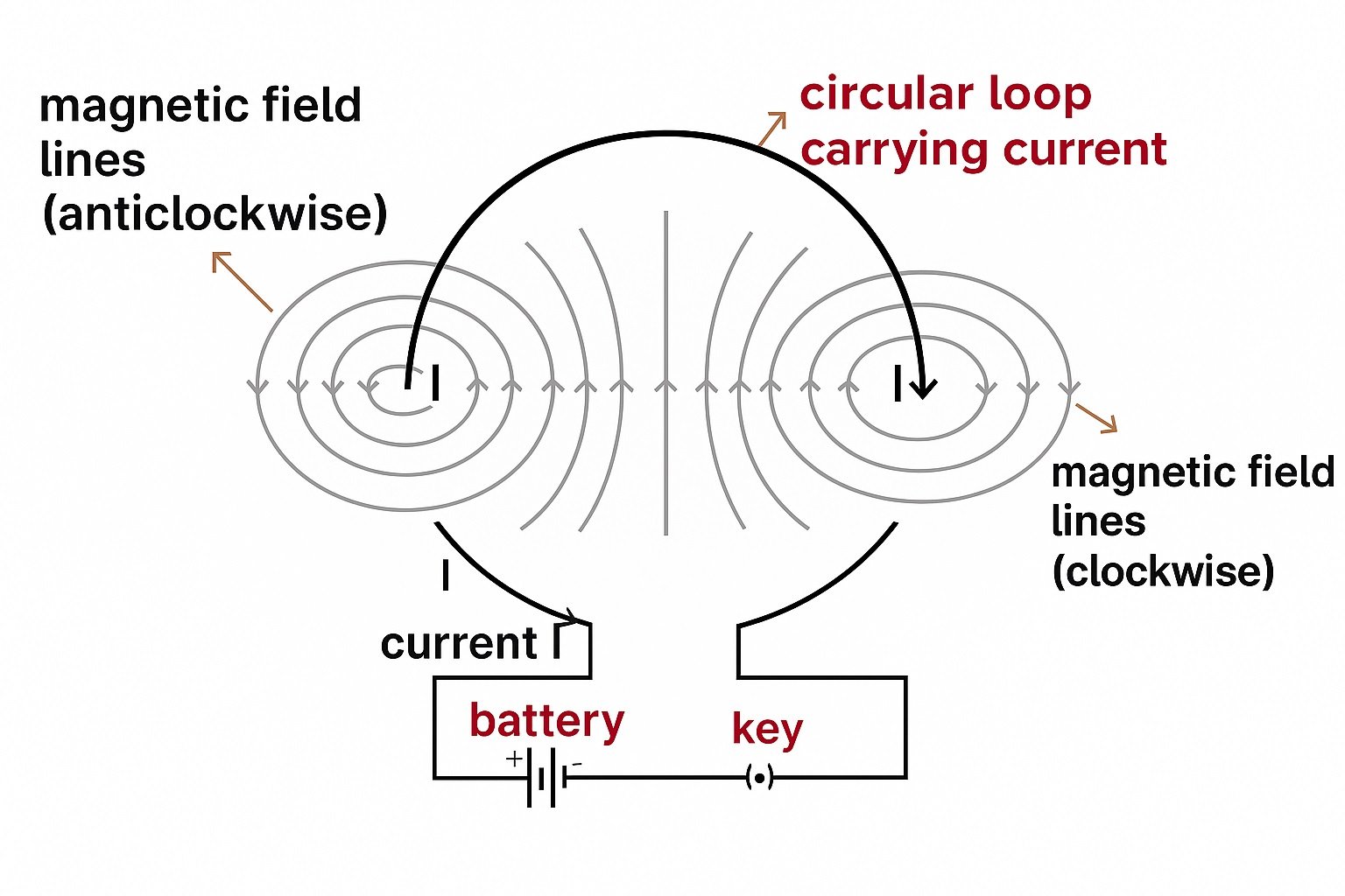 magnetic field of circular coil